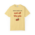 Most Likely To Thanksgiving Shirts, Funny Family Thanksgiving Shirt, Matching Friendsgiving Group Tee, Custom Saying, Comfort Colors