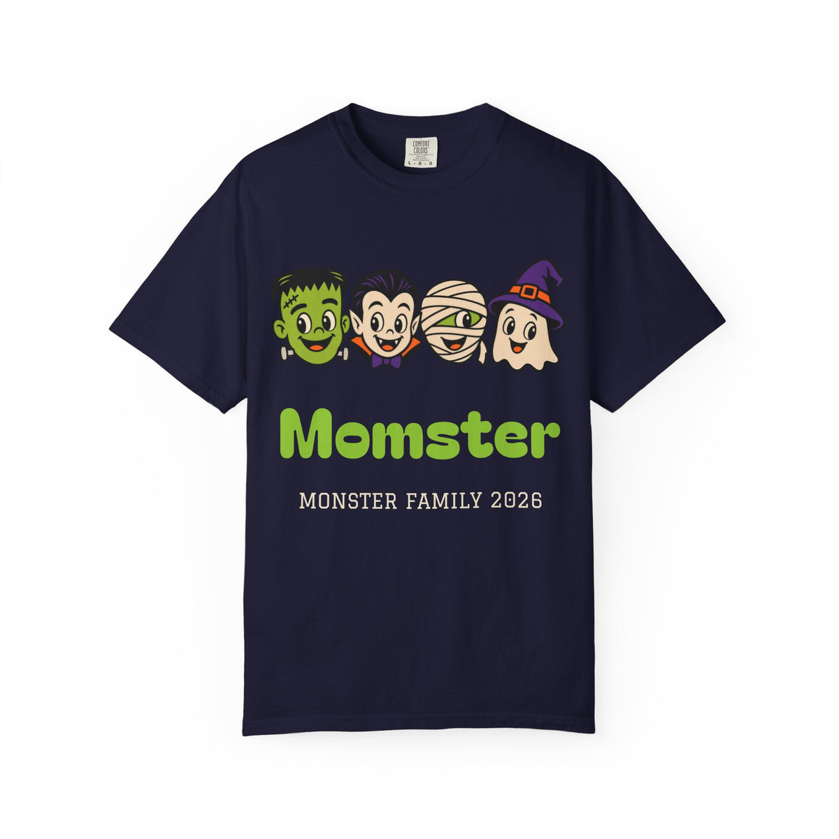 Monster Family Halloween Shirts, Momster Dadcula Shirt, Custom Matching Family Halloween Tee, Retro Monster Group Shirt, Comfort Colors
