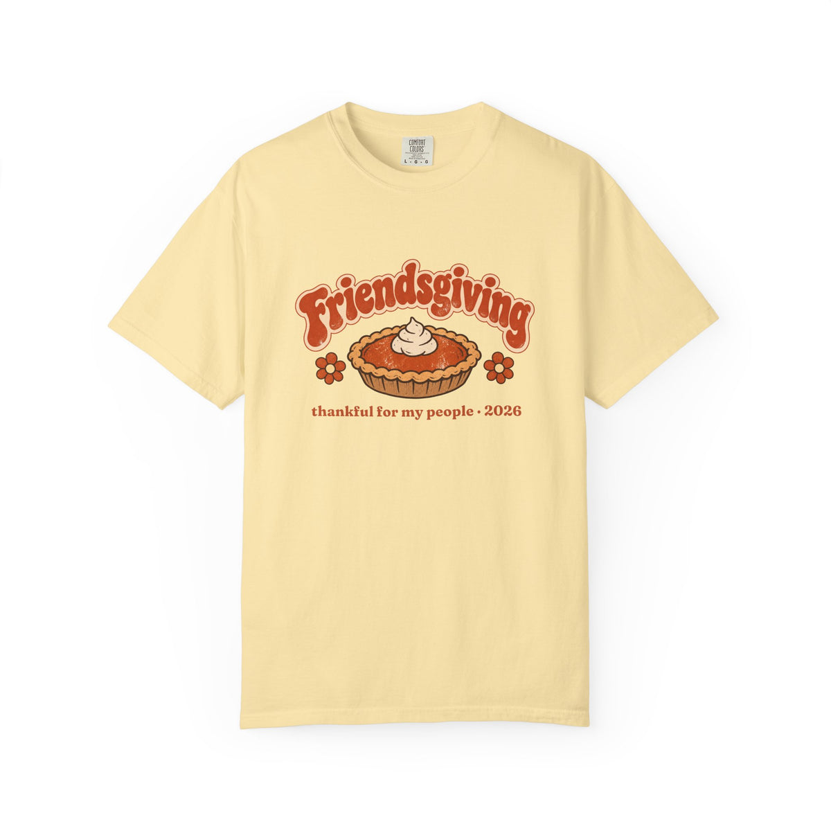 Friendsgiving Shirt 2026, Retro Friendsgiving Tee, Matching Friends Thanksgiving Shirts, Thankful For My People, Comfort Colors