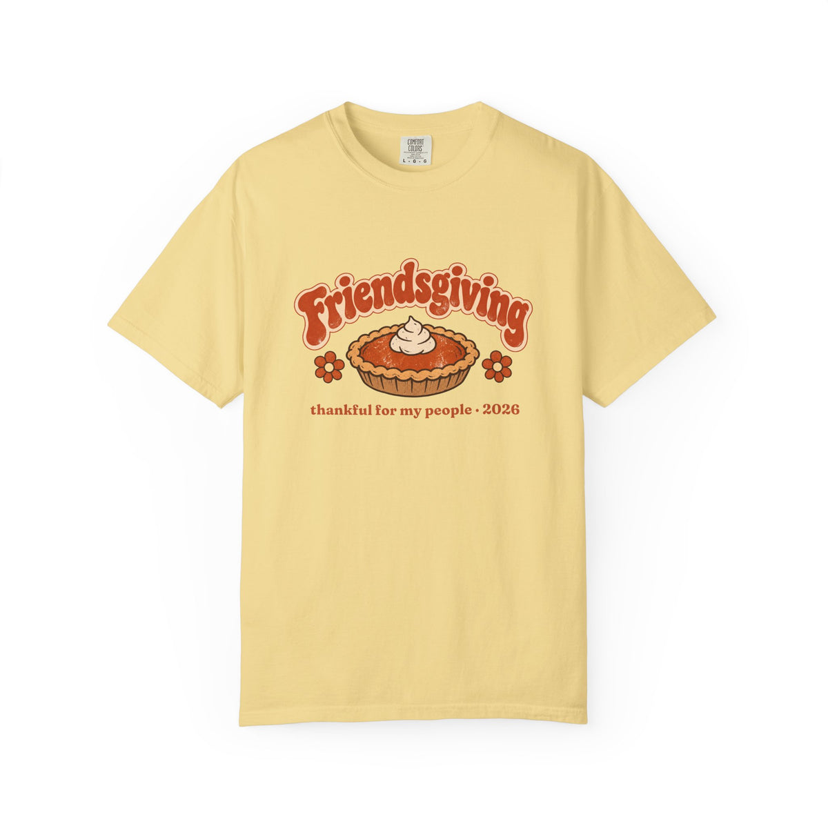 Friendsgiving Shirt 2026, Retro Friendsgiving Tee, Matching Friends Thanksgiving Shirts, Thankful For My People, Comfort Colors