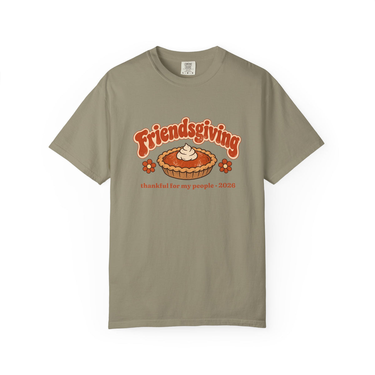 Friendsgiving Shirt 2026, Retro Friendsgiving Tee, Matching Friends Thanksgiving Shirts, Thankful For My People, Comfort Colors