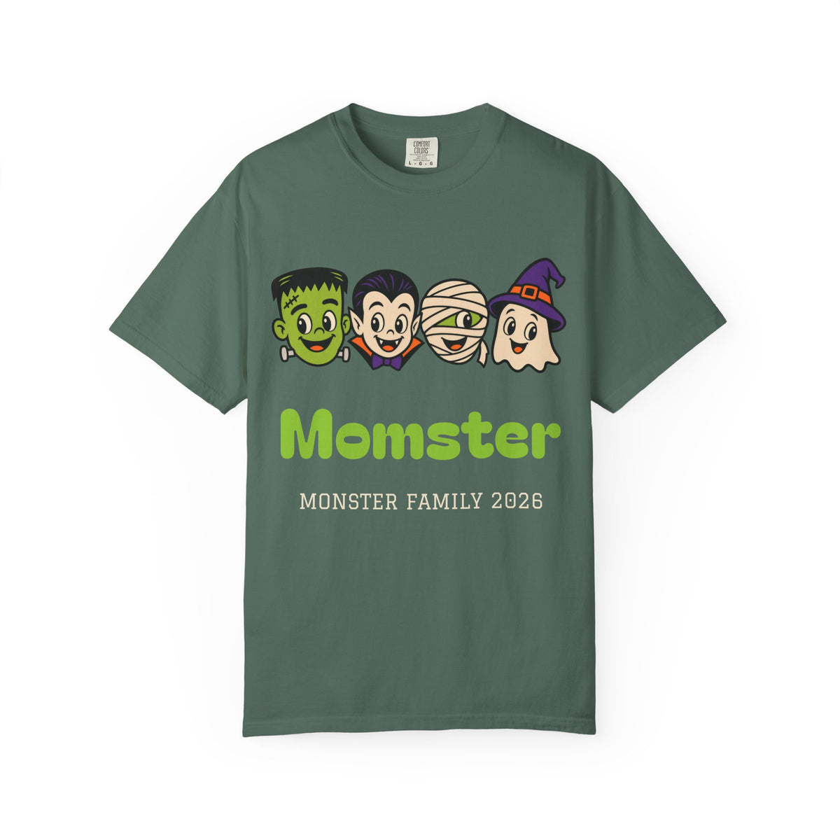 Monster Family Halloween Shirts, Momster Dadcula Shirt, Custom Matching Family Halloween Tee, Retro Monster Group Shirt, Comfort Colors