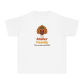 Kids Family Thanksgiving 2026 Shirt, Custom Family Name Youth Turkey Tee, Comfort Colors