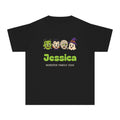 Kids Monster Family Shirt, Custom Monster Name Youth Halloween Tee, Lil Boo, Comfort Colors
