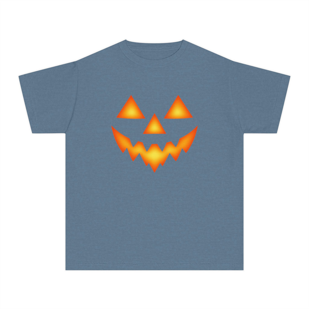 Kids Jack O Lantern Face Shirt, Youth Halloween Costume Tee, Matching Family Pumpkin Shirt