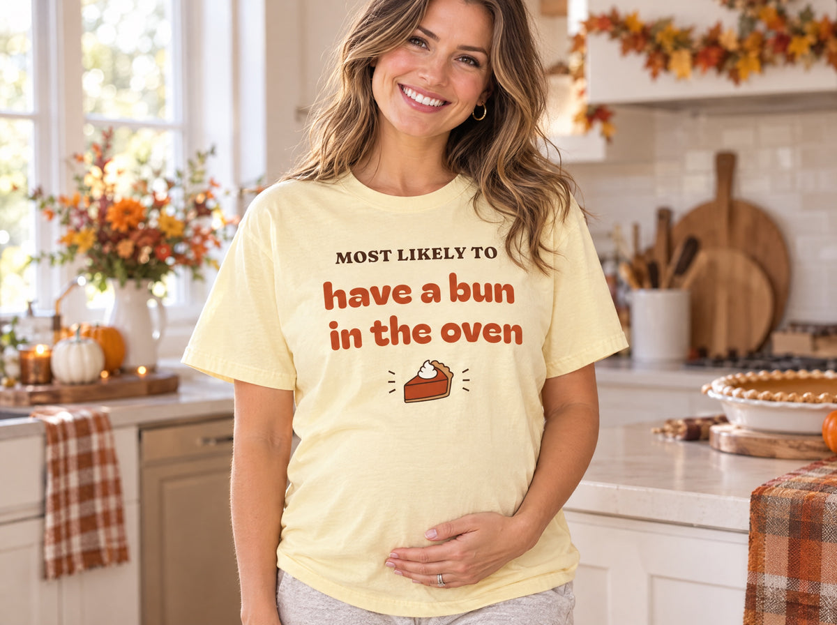 Most Likely To Thanksgiving Shirts, Funny Family Thanksgiving Shirt, Matching Friendsgiving Group Tee, Custom Saying, Comfort Colors