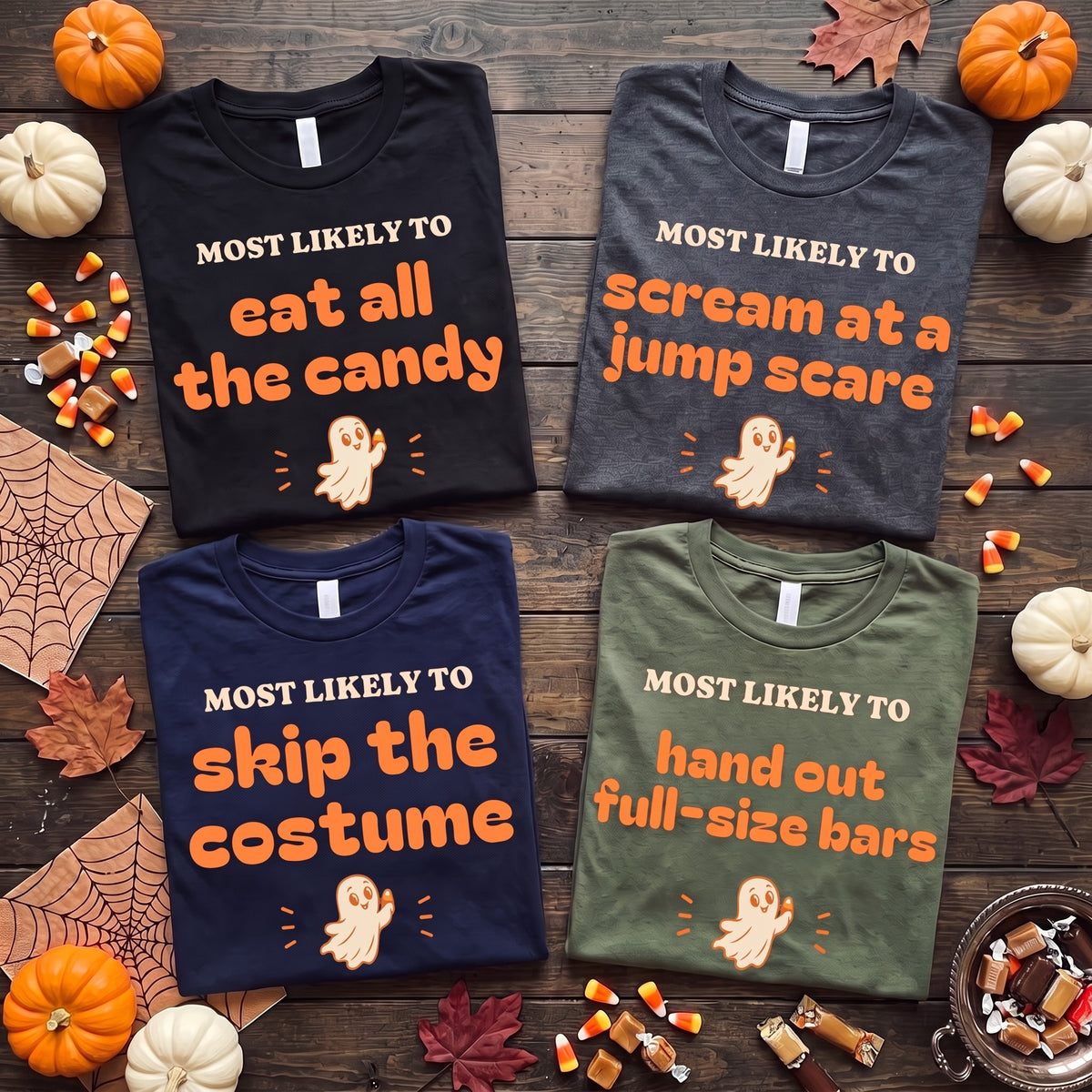 Most Likely To Halloween Shirts, Funny Matching Family Halloween Shirt, Custom Group Halloween Party Tee, Spooky Season, Comfort Colors
