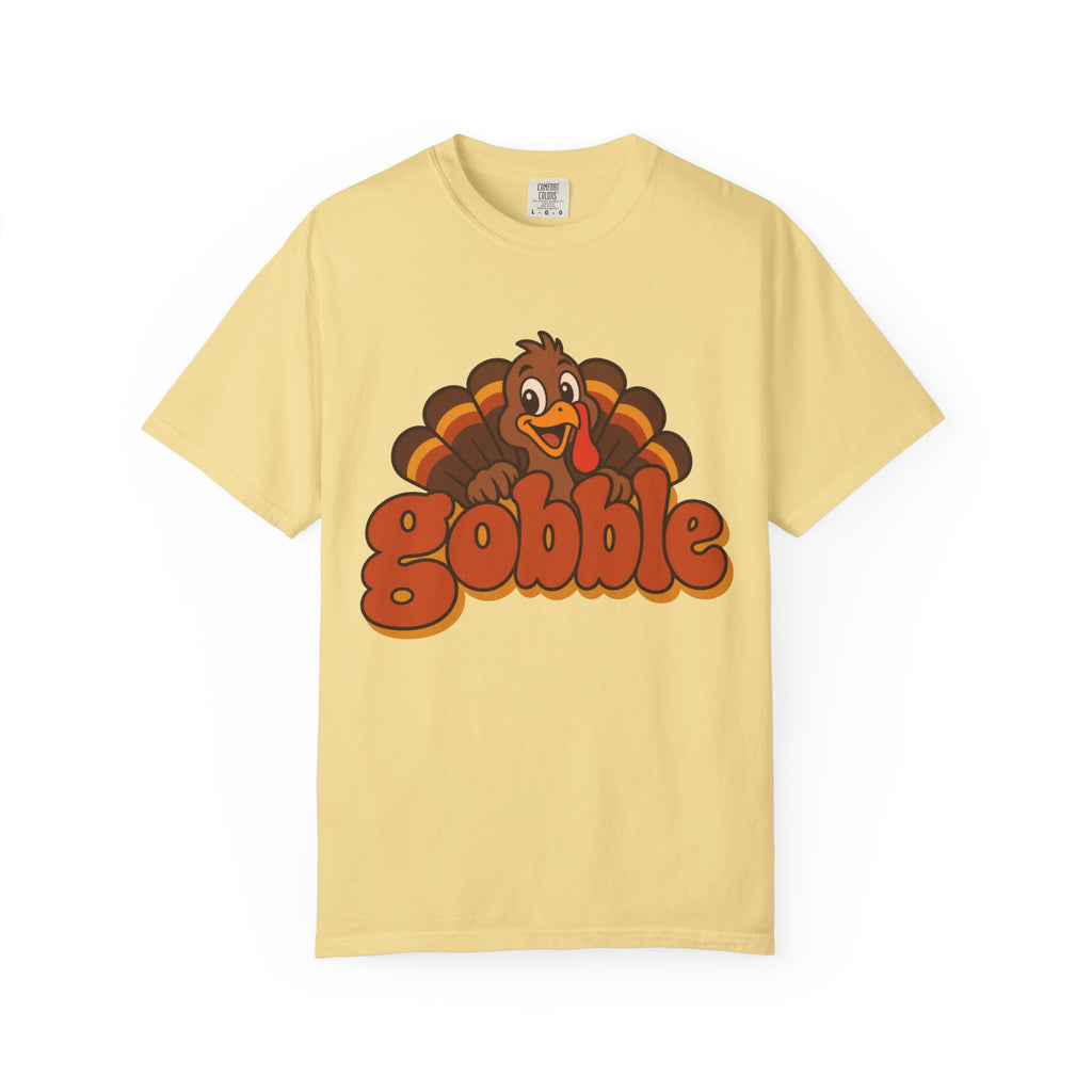Gobble Shirt, Funny Thanksgiving Shirt, Matching Family Thanksgiving Shirts, Retro Turkey Tee, Friendsgiving Group Shirt, Comfort Colors