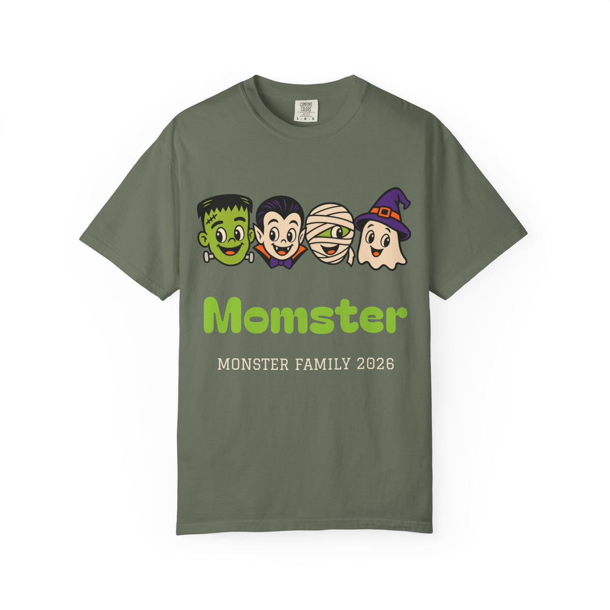Monster Family Halloween Shirts, Momster Dadcula Shirt, Custom Matching Family Halloween Tee, Retro Monster Group Shirt, Comfort Colors
