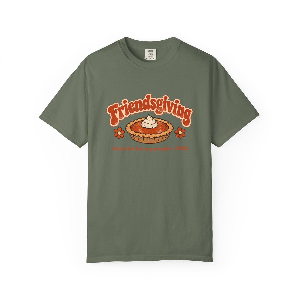 Friendsgiving Shirt 2026, Retro Friendsgiving Tee, Matching Friends Thanksgiving Shirts, Thankful For My People, Comfort Colors