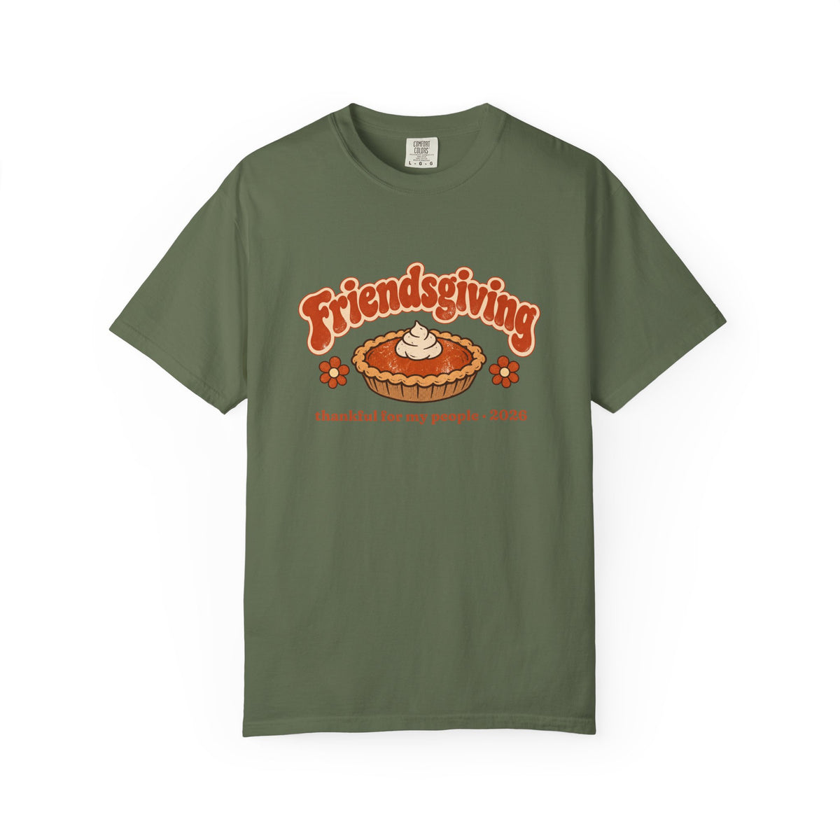 Friendsgiving Shirt 2026, Retro Friendsgiving Tee, Matching Friends Thanksgiving Shirts, Thankful For My People, Comfort Colors