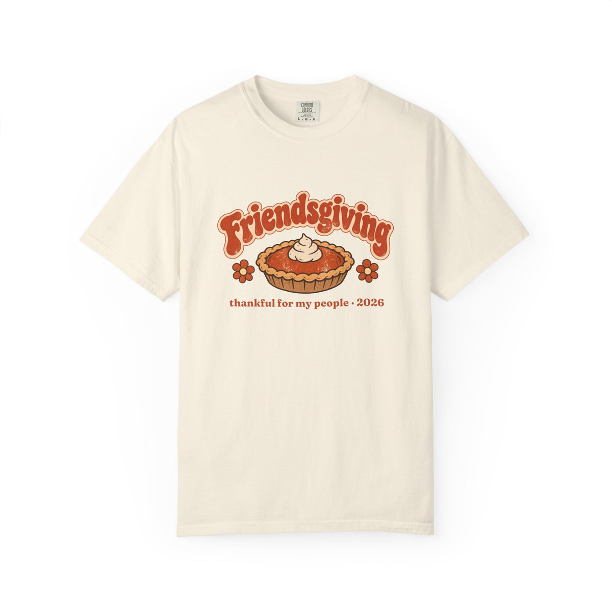 Friendsgiving Shirt 2026, Retro Friendsgiving Tee, Matching Friends Thanksgiving Shirts, Thankful For My People, Comfort Colors