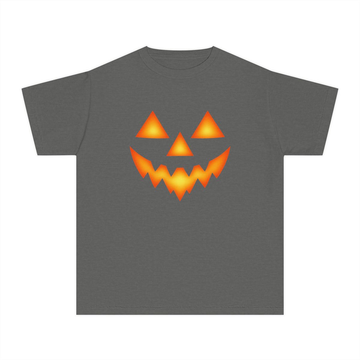 Kids Jack O Lantern Face Shirt, Youth Halloween Costume Tee, Matching Family Pumpkin Shirt