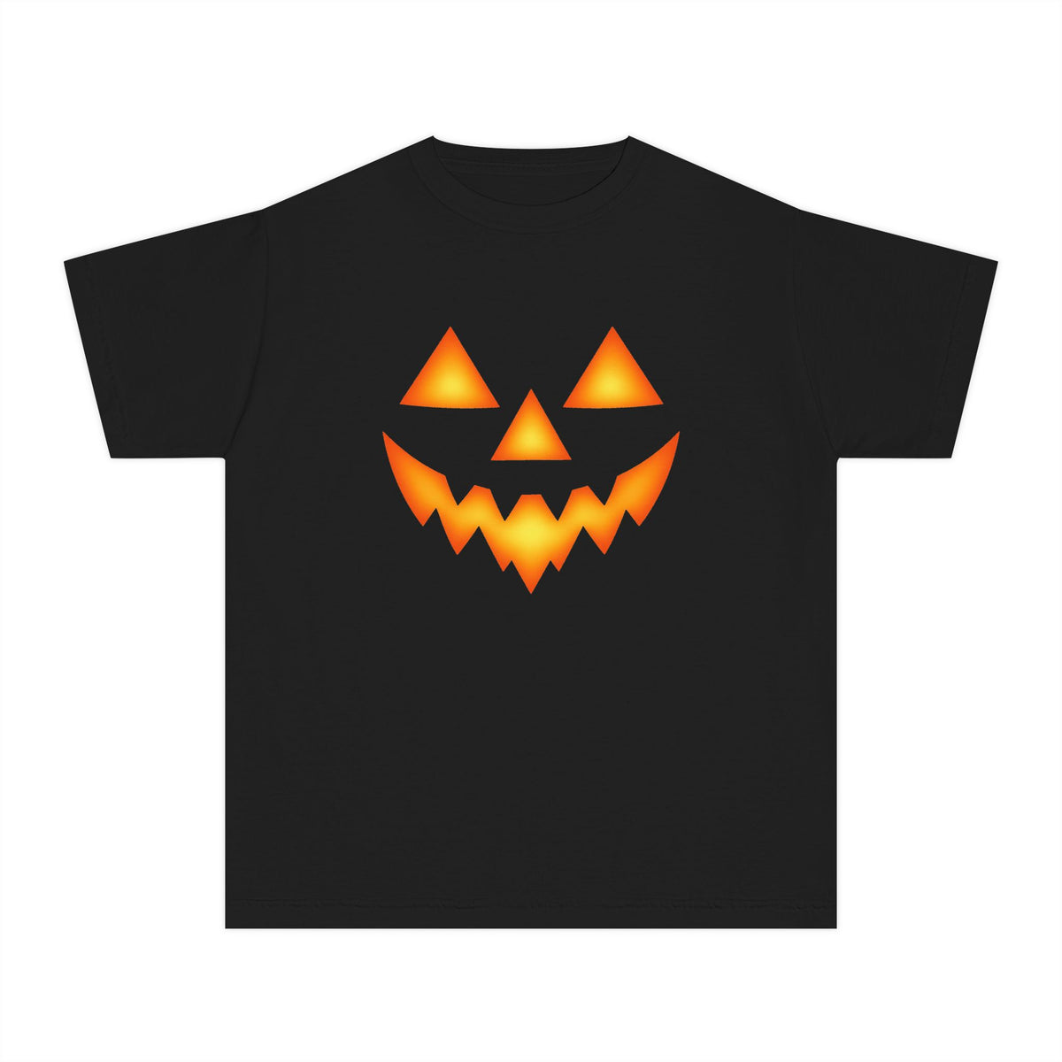 Kids Jack O Lantern Face Shirt, Youth Halloween Costume Tee, Matching Family Pumpkin Shirt